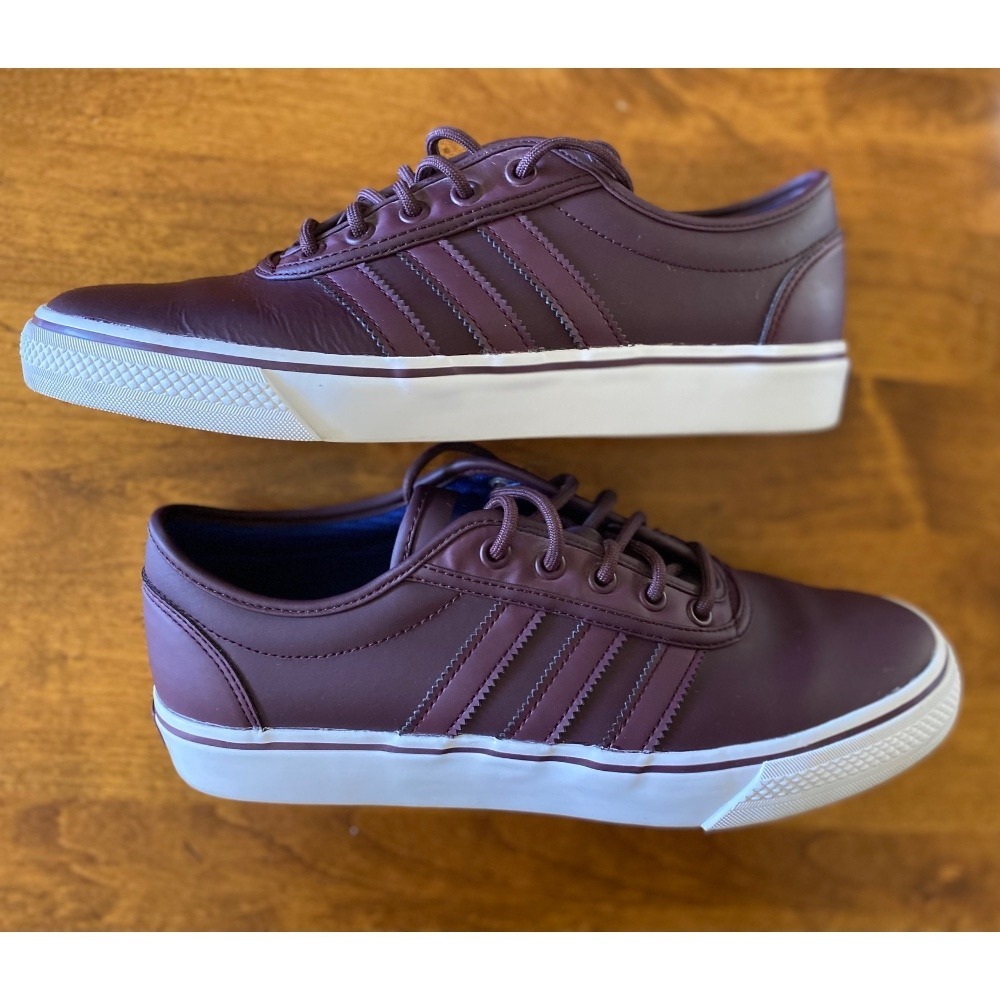 Adidas Adi-Ease Dark Burgandy Skate Shoes. Size 8 1/2 EUC - Picture 4 of 12
